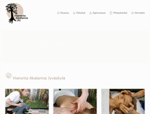 Tablet Screenshot of hierontaakatemia.com